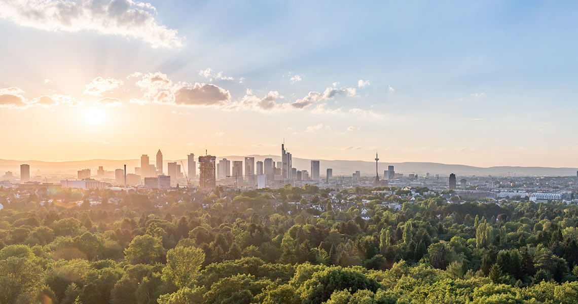 Frankfurt von oben